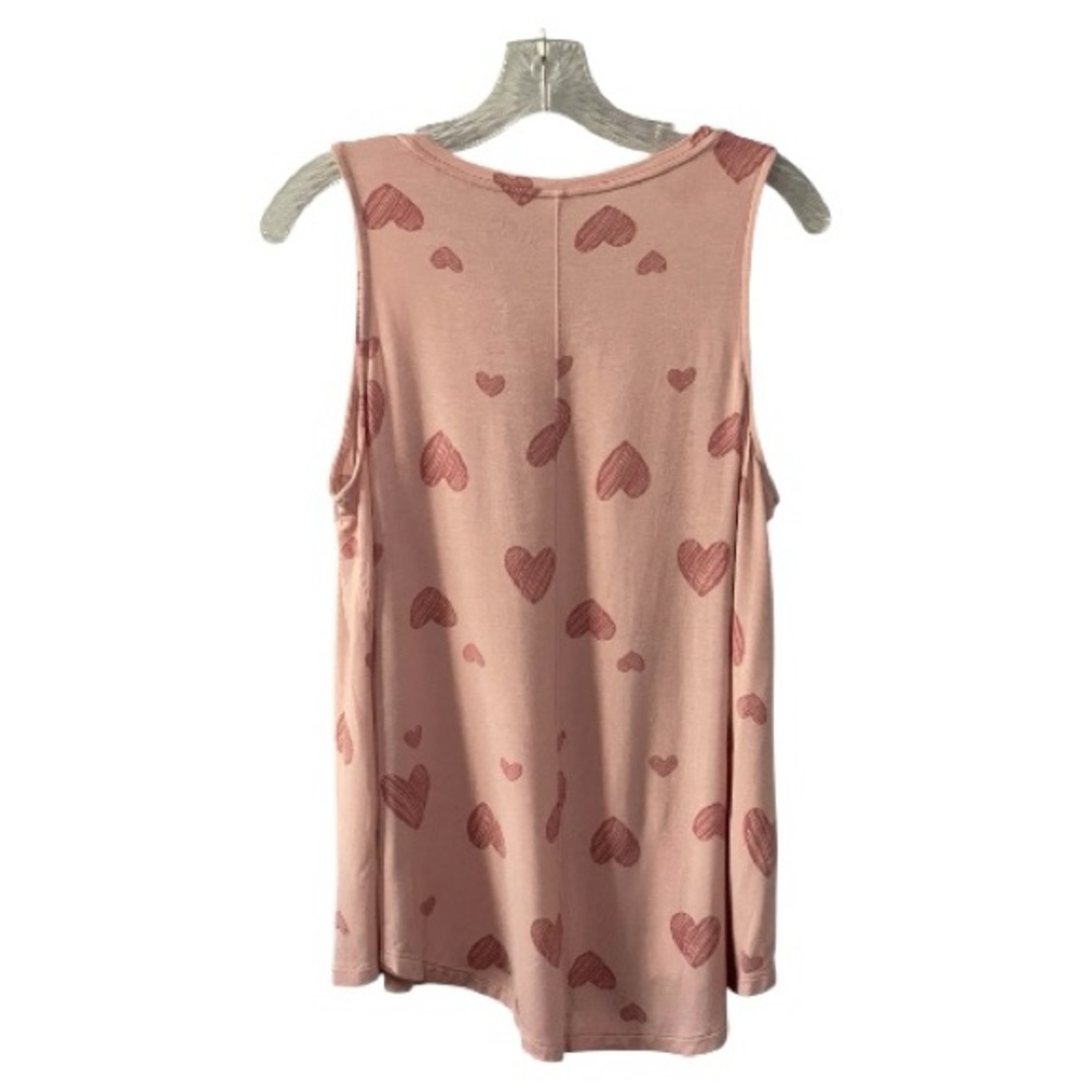 Blush Heart Print Tank Top - Picture 2 of 3